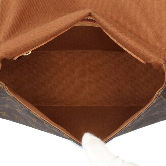 LOUIS VUITTON Authentic Brown Monogram Canvas Shoulder Bag - Picture 6 of 10